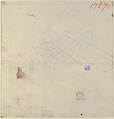 Design of a Perspective projection for an Urn, Attributed to Flaminio Innocenzo Minozzi (Italian, Bologna 1735–1817 Bologna), Pen and brown ink, brush and brown and gray wash over traces of black and red chalk